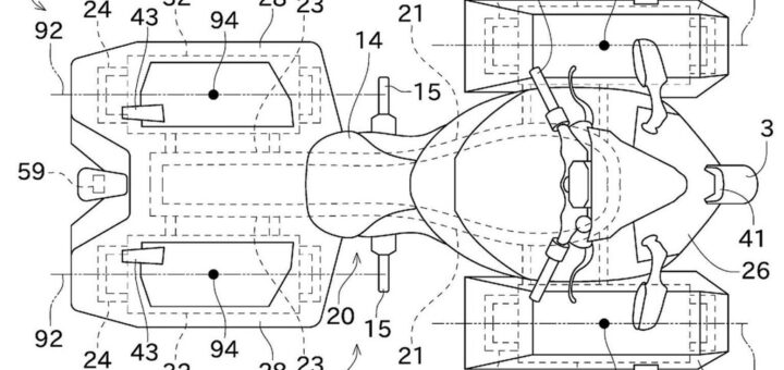La última locura de Kawasaki es una moto que parece un avión a reacción. El objetivo es salvar al mundo de las eléctricas