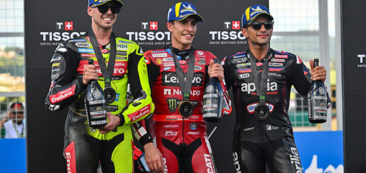 "Sigo rígido con la Ducati": Márquez gana en Brasil pero confiesa que todavía no pilota a su gusto