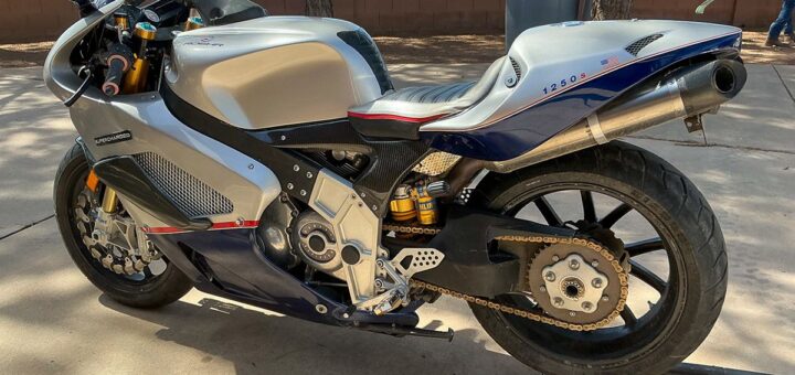 Esta es la superbike más rara de EEUU: tiene motor de V-Rod sobrealimentado y está en venta