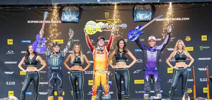 Hunter Lawrence domina en Nashville y toma el liderato del campeonato AMA Supercross 2026