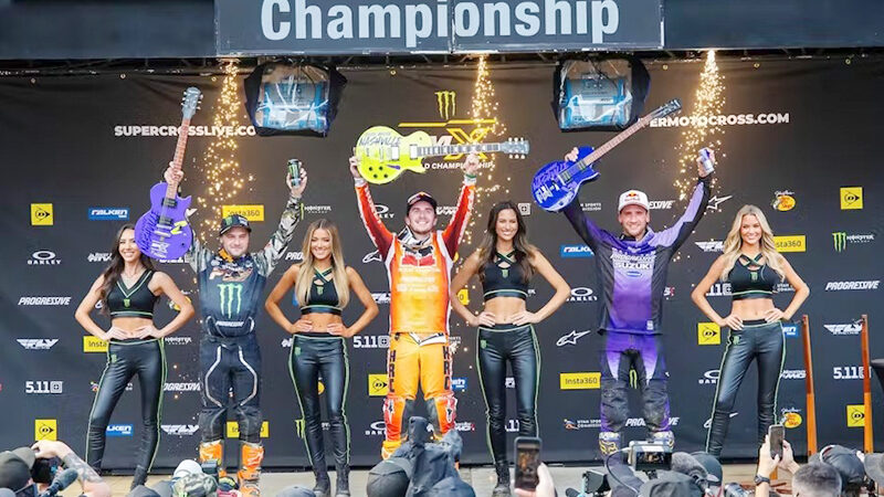 Hunter Lawrence domina en Nashville y toma el liderato del campeonato AMA Supercross 2026