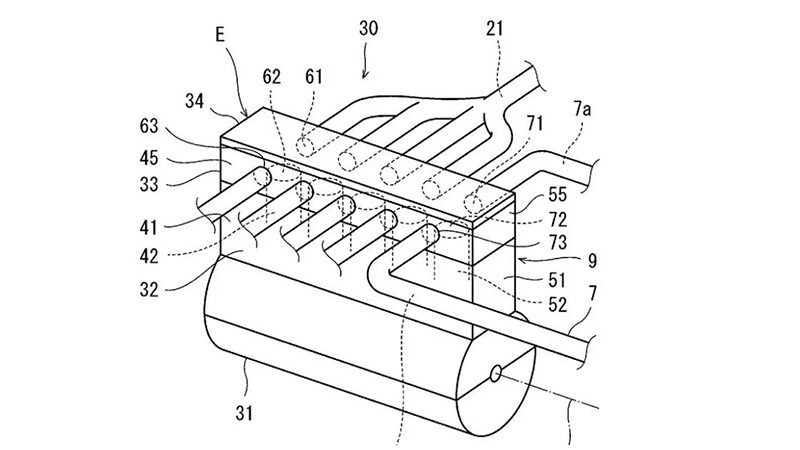 Kawasaki apuesta por diseño futurista de cinco cilindros, impulsado por hidrógeno líquido