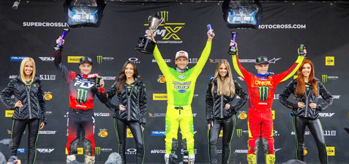 Ken Roczen consigue el título de Monster Energy Supercross con una dramática victoria en Cleveland