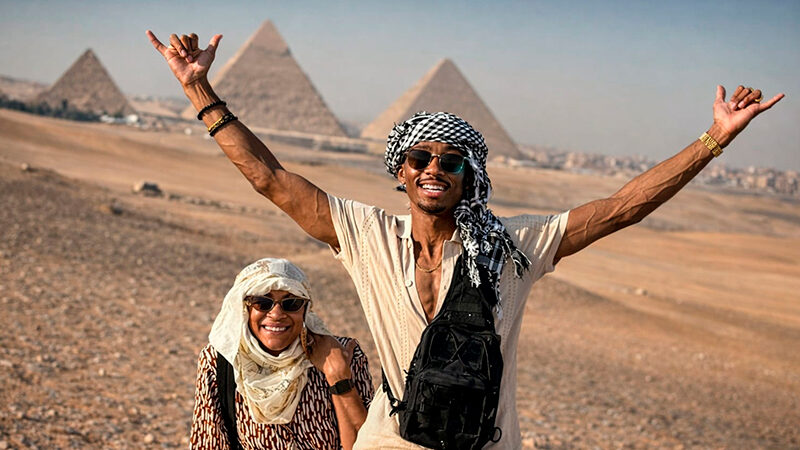 Precisión y potencia bajo el dominio del sol del desierto, así se define esta ruta en Egipto