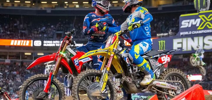 Denver enciende la batalla final, Hunter Lawrence gana la penúltima carrera del AMA Supercross 2026