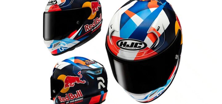 HJC RPHA 12 Red Bull Misano II, el casco sacado de MotoGP
