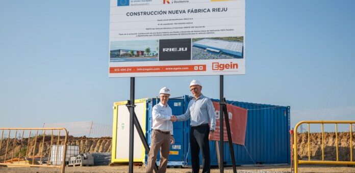 Rieju ya construye su nueva fábrica en Gerona: 27.100 m² para impulsar su futuro
