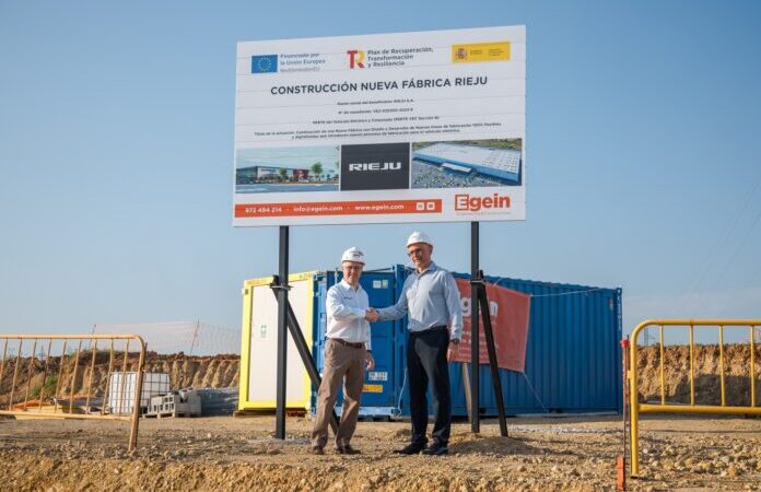 Rieju ya construye su nueva fábrica en Gerona: 27.100 m² para impulsar su futuro