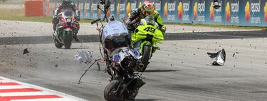 Valentino Rossi, leyenda de MotoGP, defiende a Pedro Acosta antes que a su propio piloto: "Yo no le habría mirado"