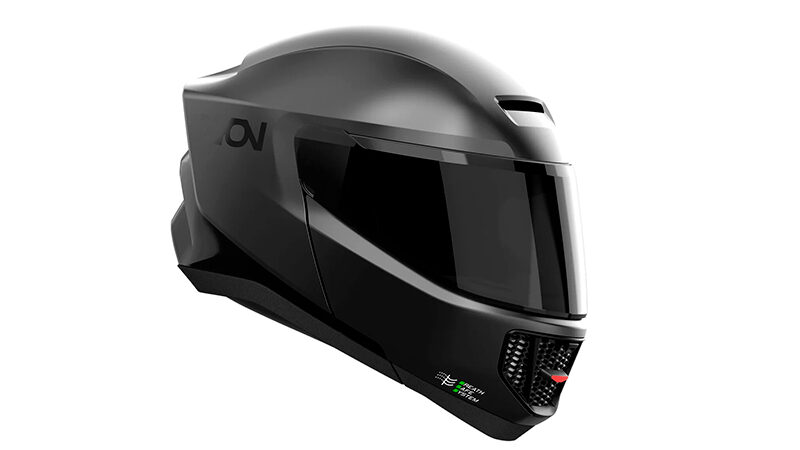 El casco con “pulmones” que promete revolucionar el motociclismo