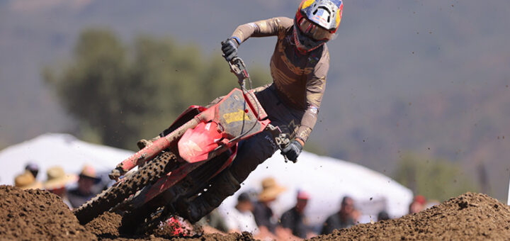 Hunter Lawrence impone su experiencia y gana la primera carrera del AMA Motocross