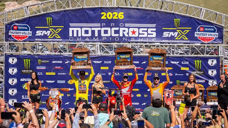 Jett Lawrence domina Thunder Valley y asume el liderato del Pro Motocross 2026