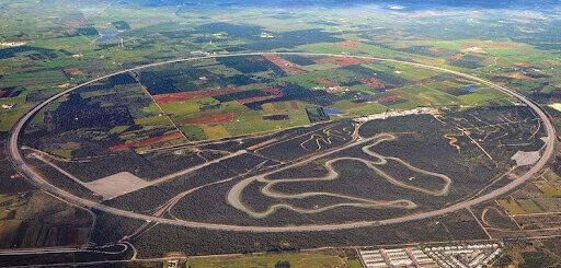 Los dueños de Ducati tenían un circuito secreto tan grande en Italia que solo se ha podido descubrir con imágenes por satélite de la NASA