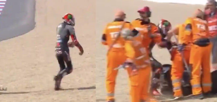OFICIAL: la FIM expulsa a Bezzecchi del GP de Brno tras "agredir" a varios comisarios