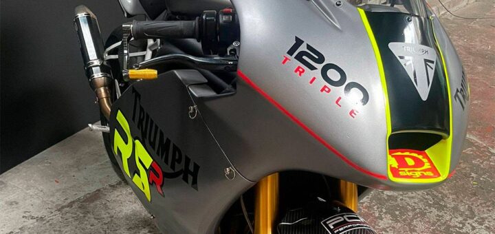 Un motero se cansa de esperar a Triumph y se construye su propia superbike de 183 CV