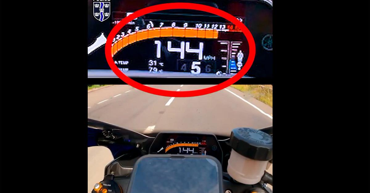 Acaba en prisión tras grabar con su GoPro el accidente mortal de su cuñado a casi 200 km/h