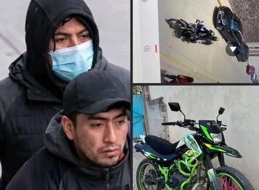 Exhiben en redes a presuntos ‘ladrones de motos’ en Mixquiahuala