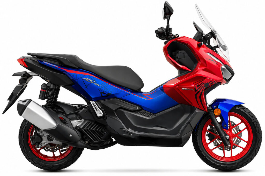 Honda lanza una edición especial ADV160 inspirada en Spider-Man