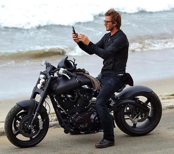 David Beckham: la pasión por las motocicletas que va más allá del fútbol