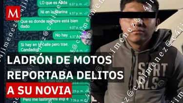 El chat que delató al ladrón de motos: 