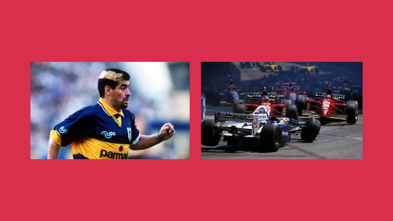 El día que Maradona estuvo en el Gran Premio de Mónaco con Niki Lauda y Michael Schumacher