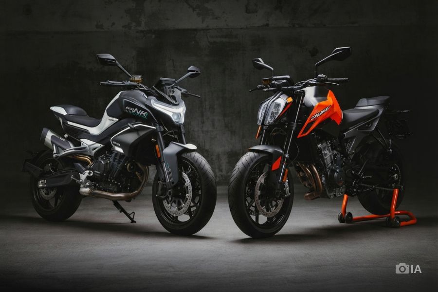 CFMOTO 800NK vs KTM 790 Duke, una «pelea» muy pareja