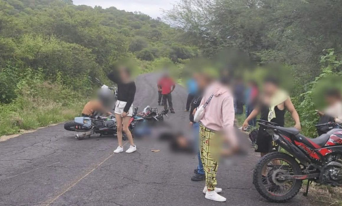 Deja 3 muertos y un herido choque de motos en Michoacán