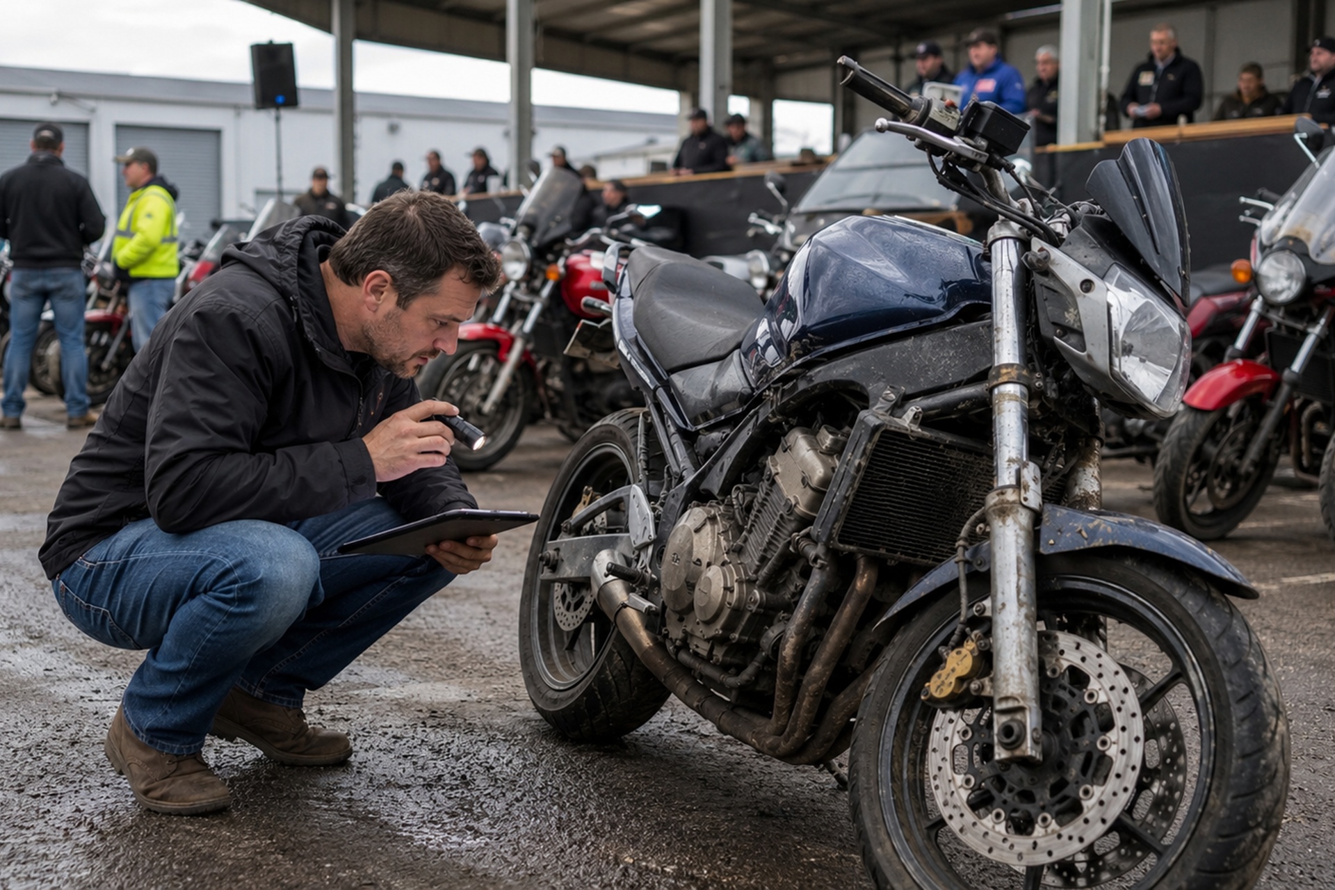 Comprar una moto de subasta cómo funciona una subasta y qué revisar antes de pujar