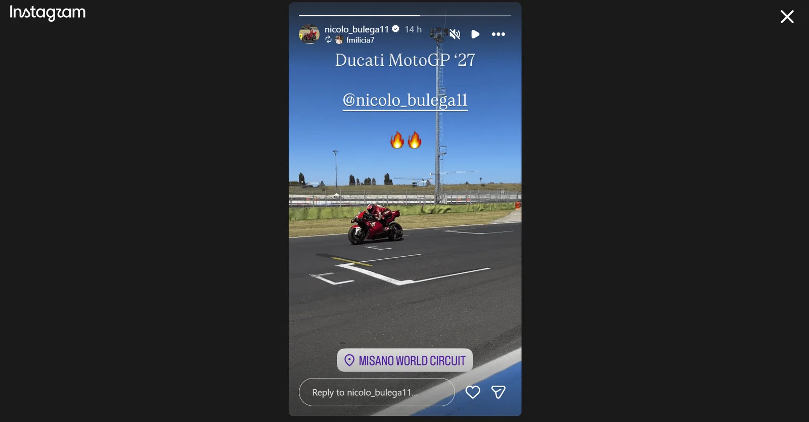 Nicolo Bulega back on Ducati’s 2027 MotoGP prototype at Misano - Ilustración 1
