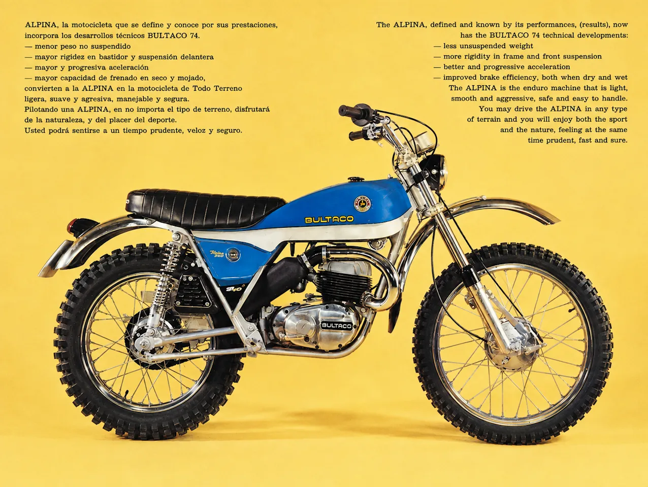 Moto del día: Bultaco Alpina 250