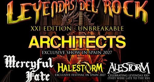 LEYENDAS DEL ROCK anuncia un cambio en su cartel