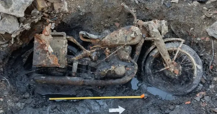 Moto della Wehrmacht nel Danubio: svelato il mistero della DKW - Ilustración 1