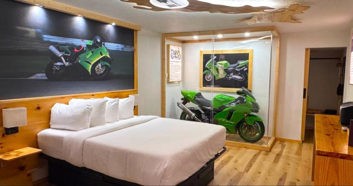 Motorcycle Inn, l’hotel dove si dorme accanto a Ducati e Honda da sogno