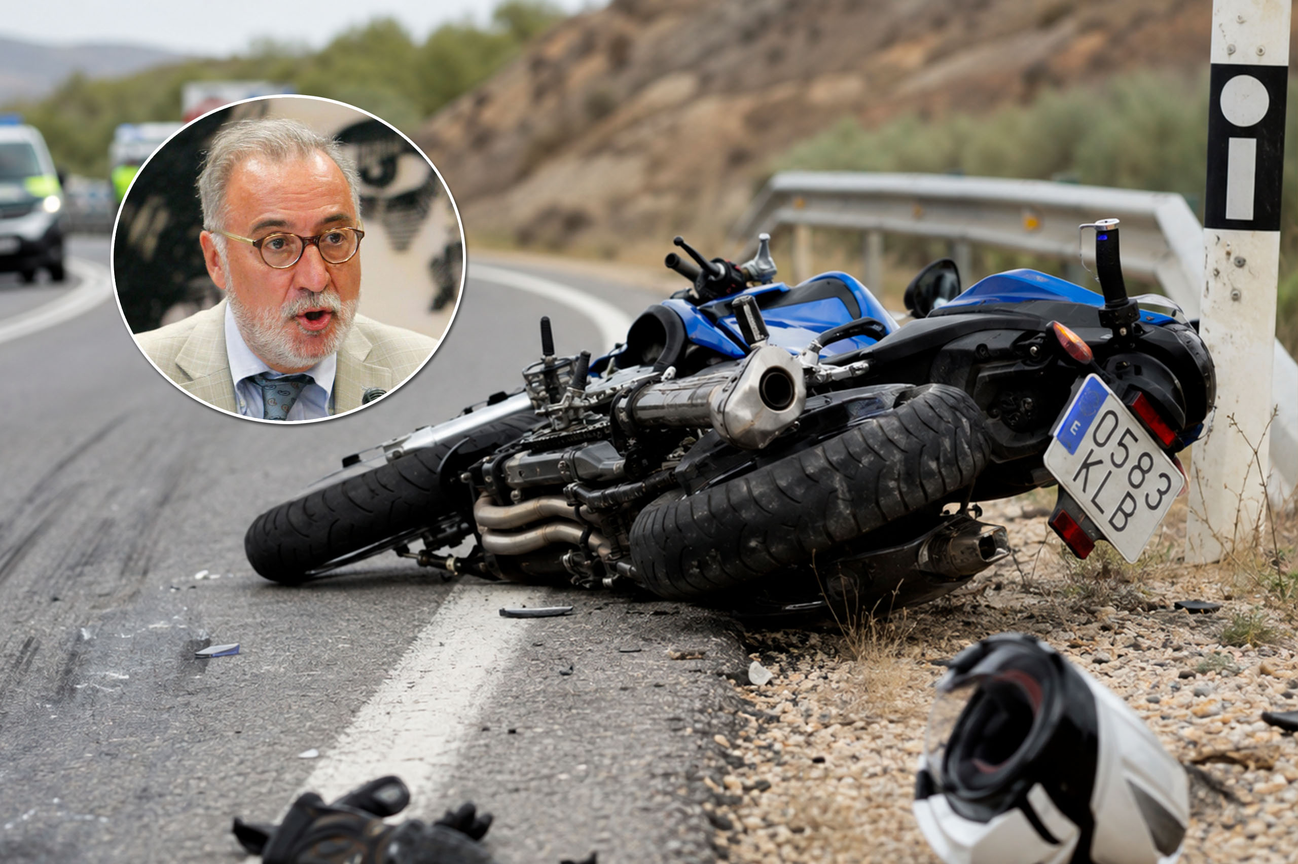 Pere Navarro eleva el tono con los motoristas por las víctimas en accidente: 