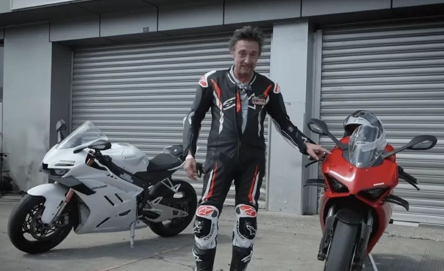 Richard Hammond enfrenta a ZXMoto y Ducati: ¿hay sorpresa?