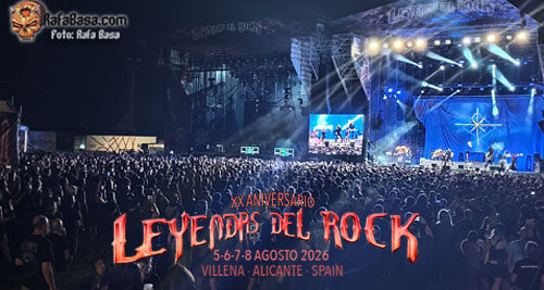 LEYENDAS DEL ROCK – Resumen del viernes con IN FLAMES, SAUROM, SARATOGA, etc