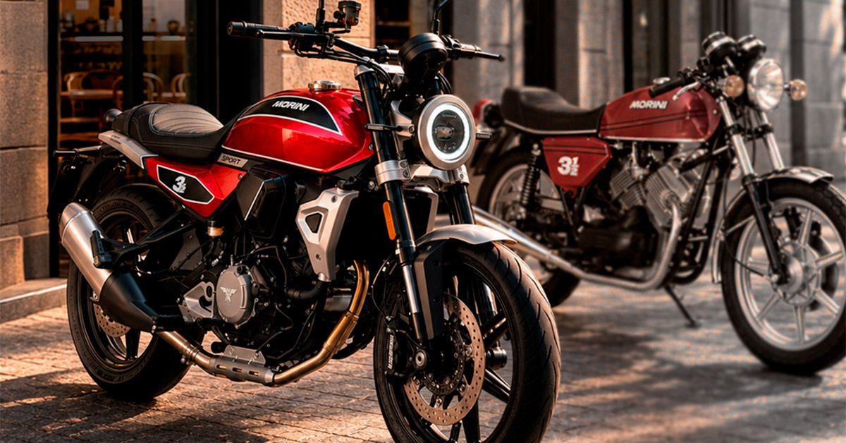 Más de 50 años después, esta Moto Morini vuelve con motor V2 y 32 CV