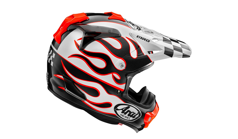 Arai MX-V EVO Flame: fuego, carácter y protección para el Off Road