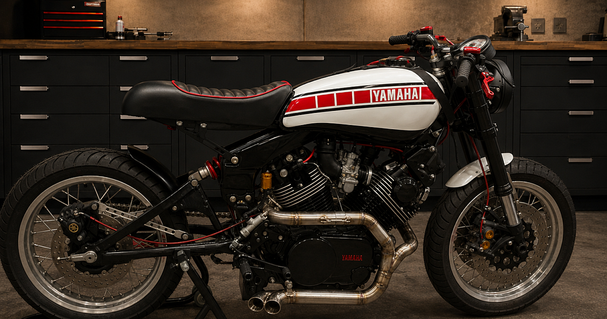 Rastreador Yamaha XV750 de Norton Muzzone