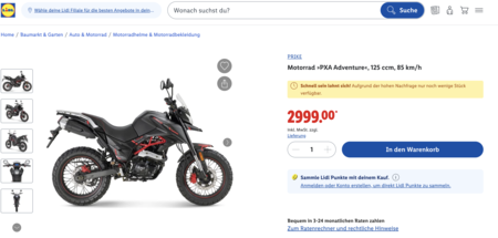 Se esperan colas kilométricas en Lidl para hacerse con su primera moto trail: por menos de 3.000 euros viene con 10 CV y más de 600 km de autonomía - Ilustración 2