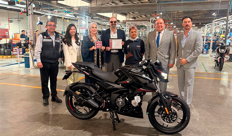 MotoDrive – BAJAJ recibe distintivo “Hecho en México” por su compromiso con la producción nacional