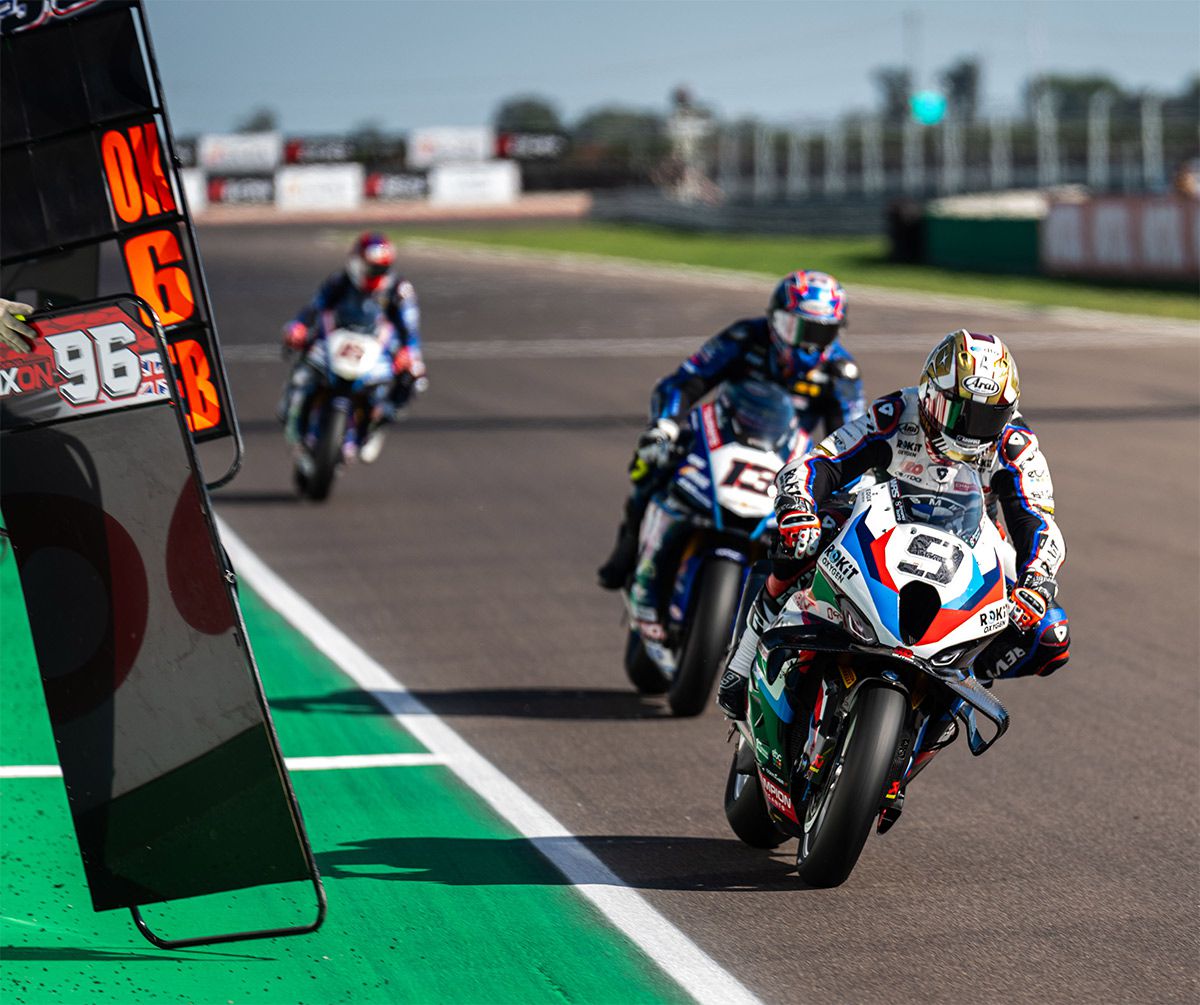 Petrucci, al límite con BMW: 