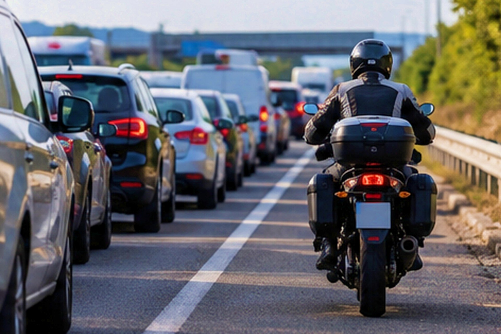 Motos por el arcén en atascos a 30 km/h: las cinco condiciones del BOE que casi nadie cuenta - Ilustración 3