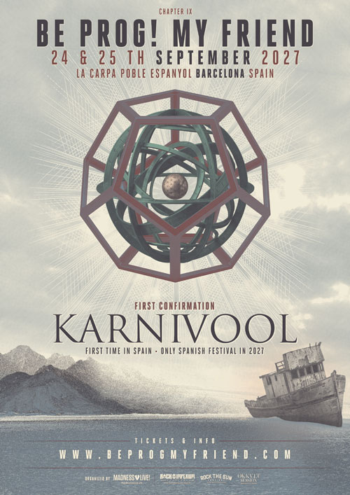 KARNIVOOL, Cabezas De Cartel De BE PROG! MY FRIEND 2027 - Ilustración 2