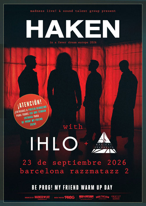 Entrevista con el cantante de HAKEN Ross Jennings, antes de su concierto en Barcelona, el 23 de septiembre - Ilustración 3