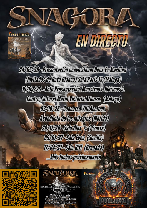 Bruce Dickinson – SNÁGORA – FIREWIND – SAOR. - Ilustración 2