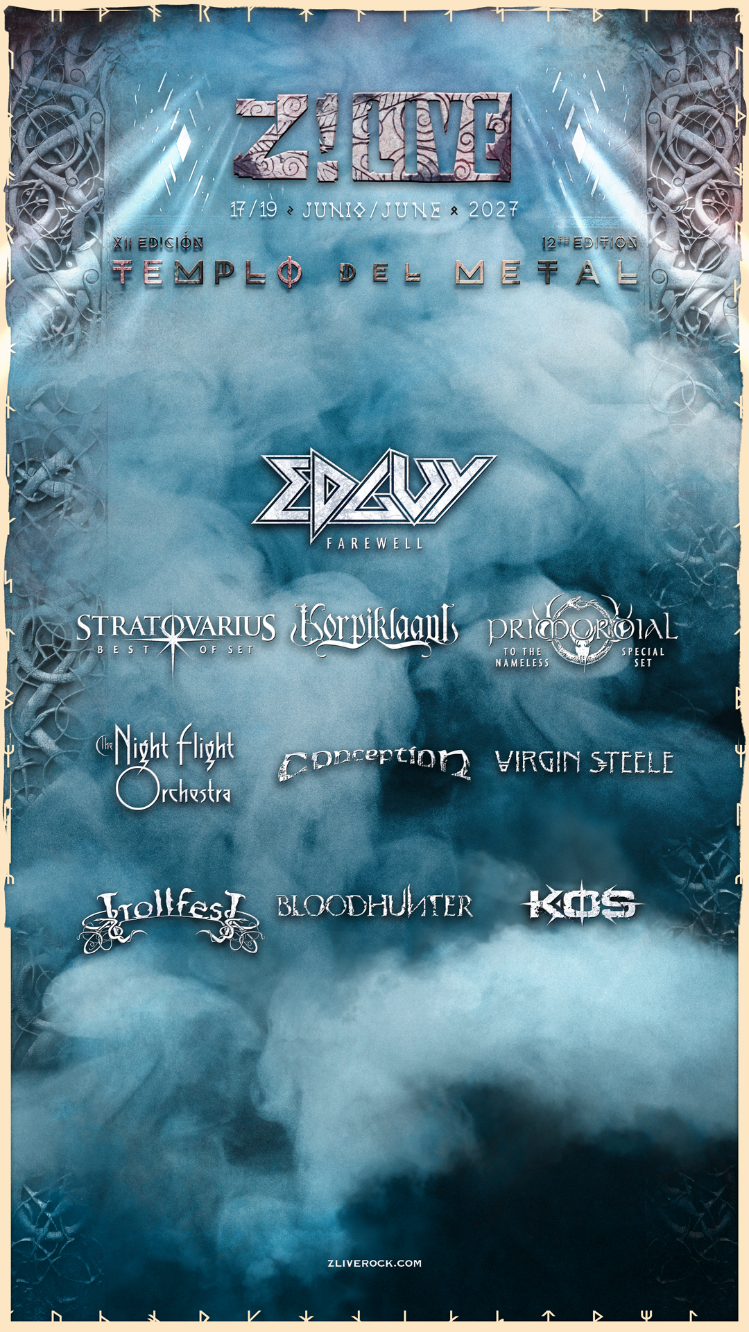 Se anuncian las primeras bandas para el Z! Live Rock Fest 2027 - Ilustración 1
