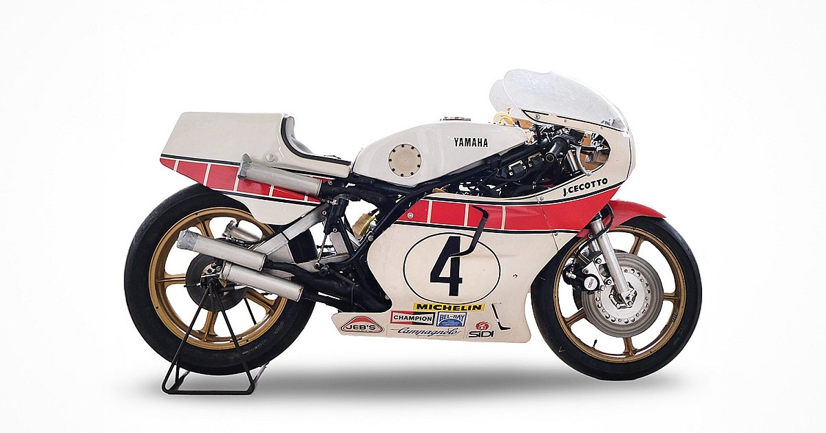 Yamaha 0W31 de dos tiempos de fábrica de Johnny Cecotto