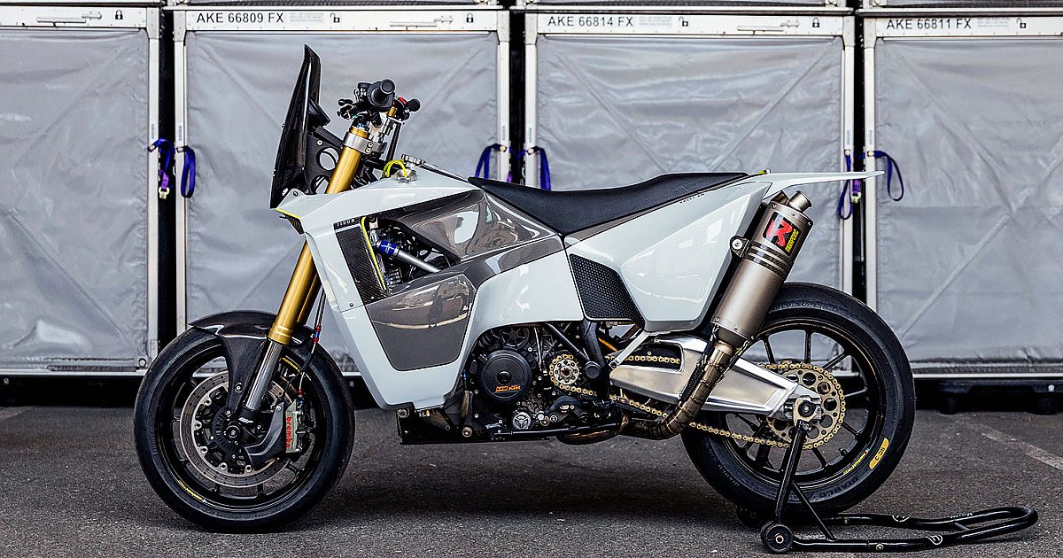 Solo para hooligans: la supermoto KTM 1190 Adventure R de Max Hazan