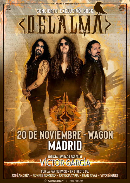 Conciertos organizados por RRS Promo y Elipse Group: KAMELOT, DELALMA, BARON ROJO, ROMANTHICA… - Ilustración 3